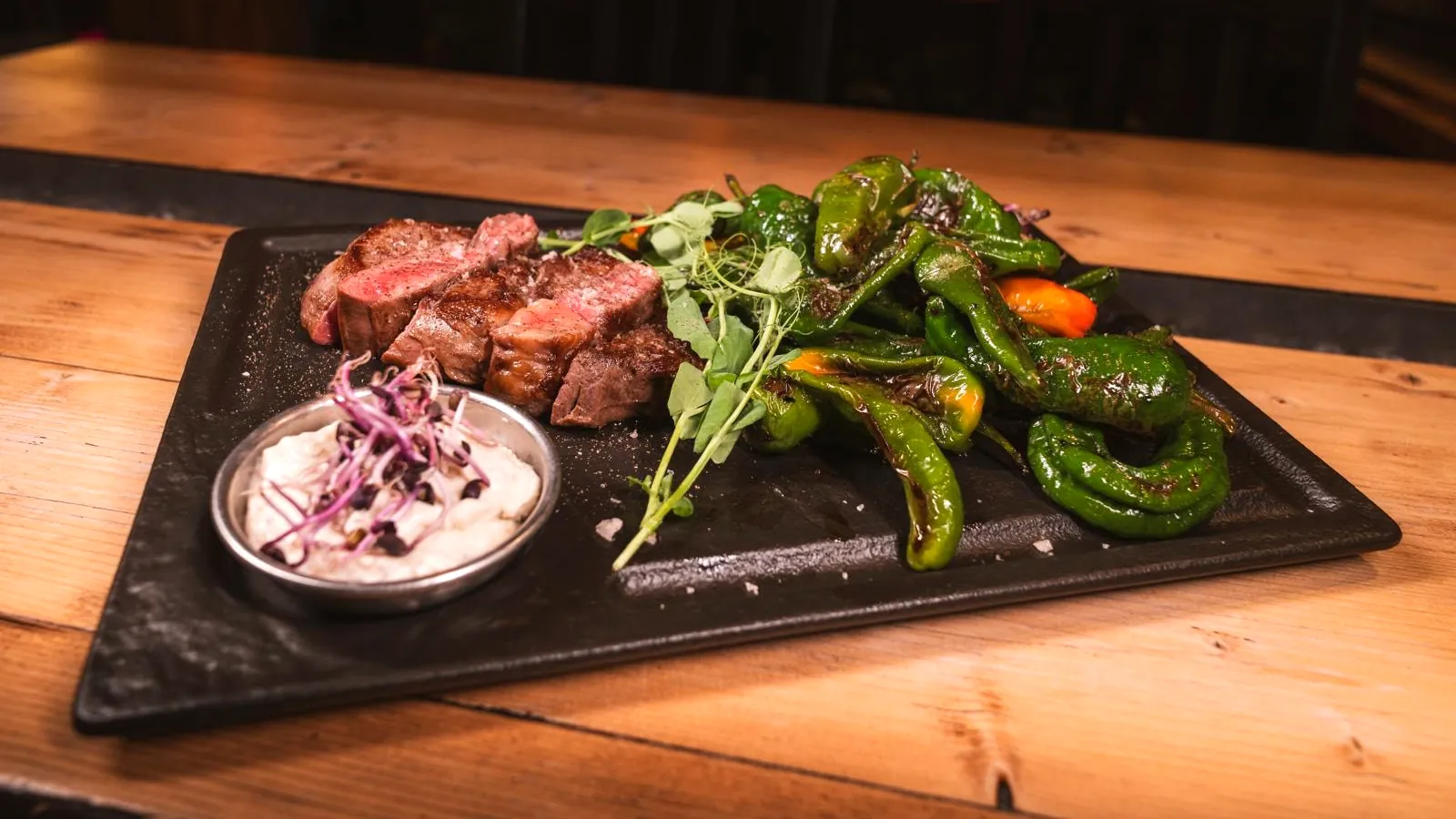 Hátszín steak édesburgonyával